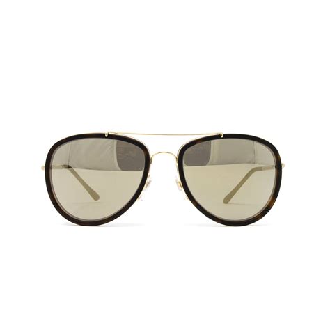 BURBERRY BE3090Q Aviator Sunglasses For Men 